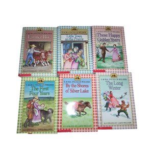 Little House Books by Laura Ingalls Wilder Set of 6